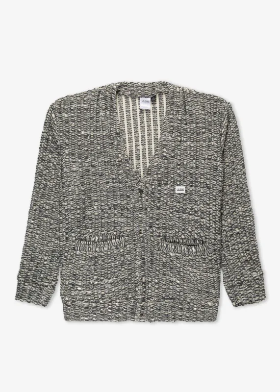 HEAVY CARDIGAN SILVER made by LA Raw
