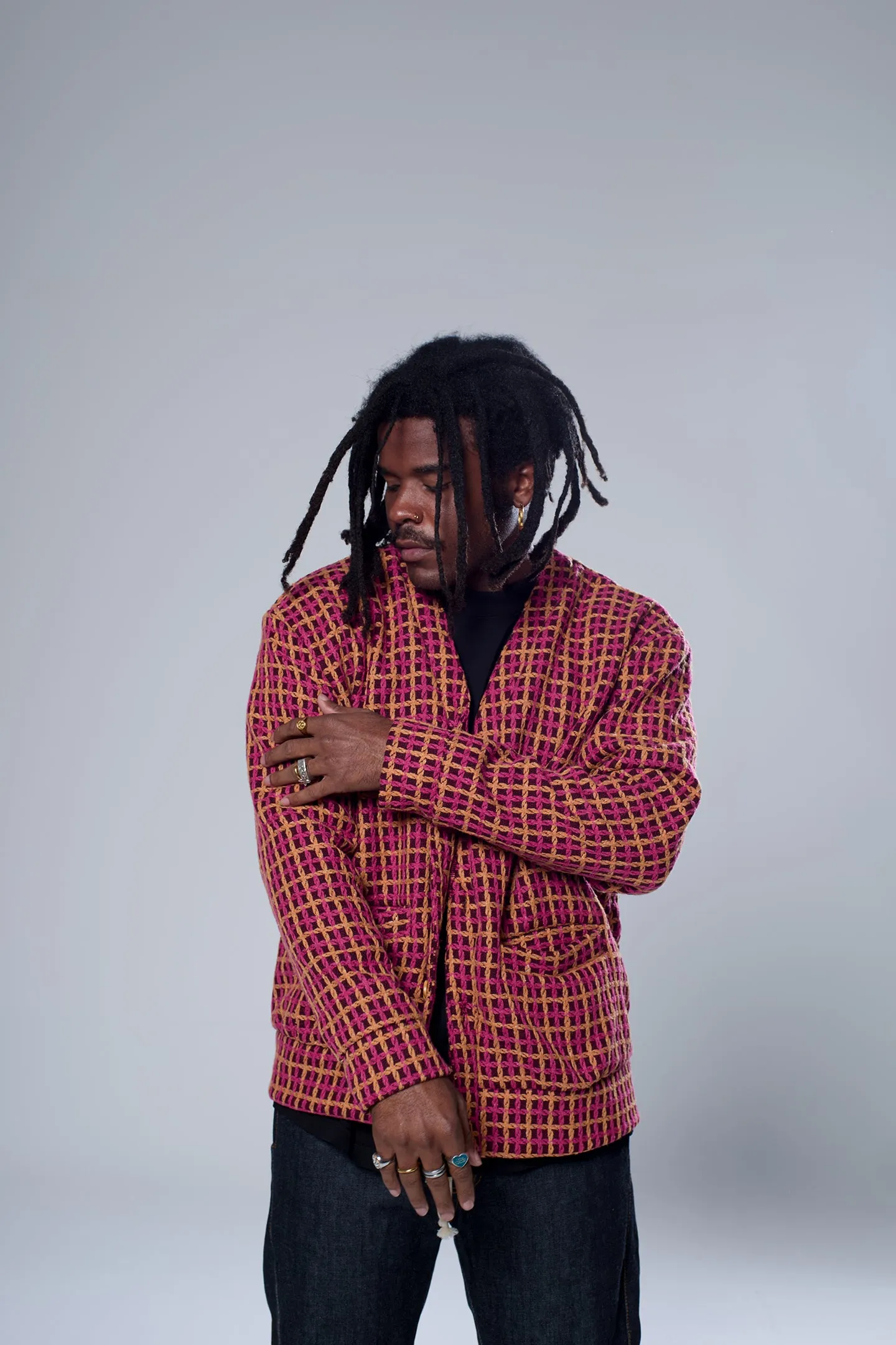 HEAVY CARDIGAN PLAID sold by LA Raw product image thumbnail 2