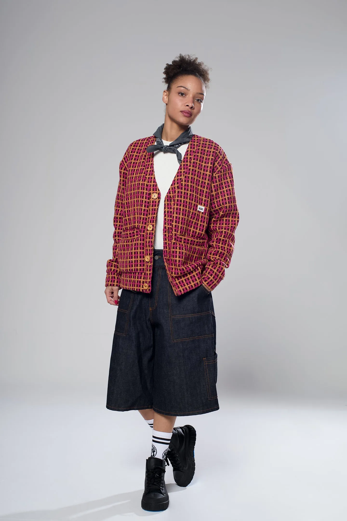 HEAVY CARDIGAN PLAID sold by LA Raw product image thumbnail 3