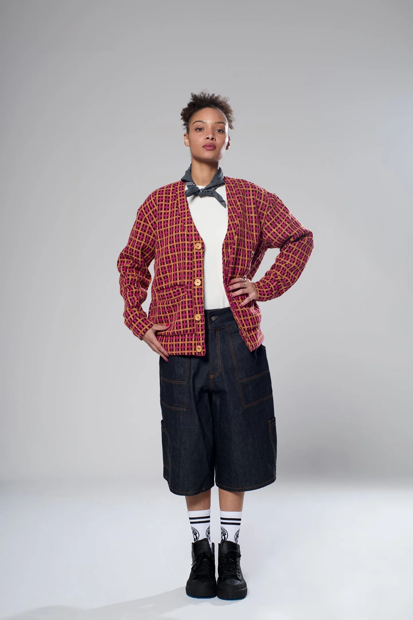 HEAVY CARDIGAN PLAID sold by LA Raw product image thumbnail 4