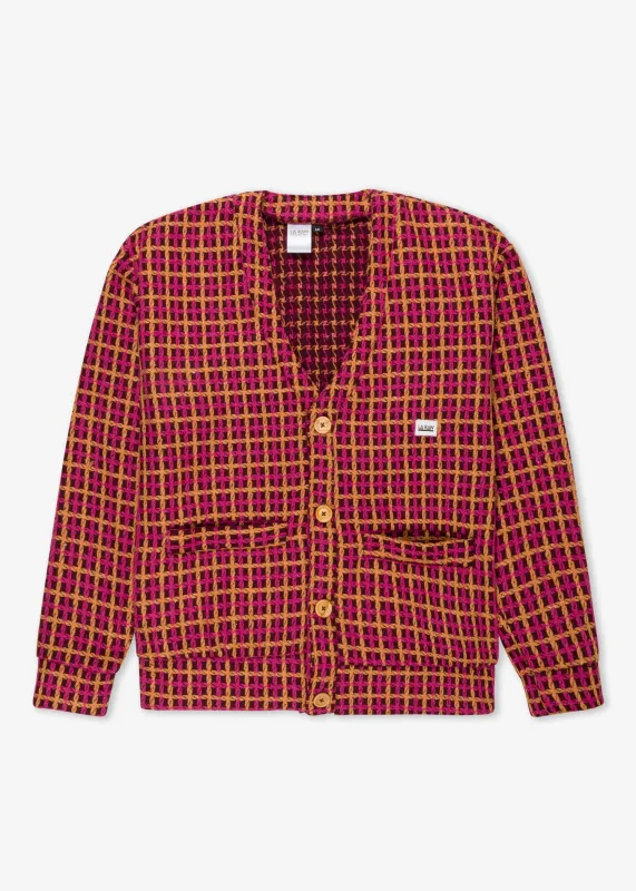 HEAVY CARDIGAN PLAID made by LA Raw