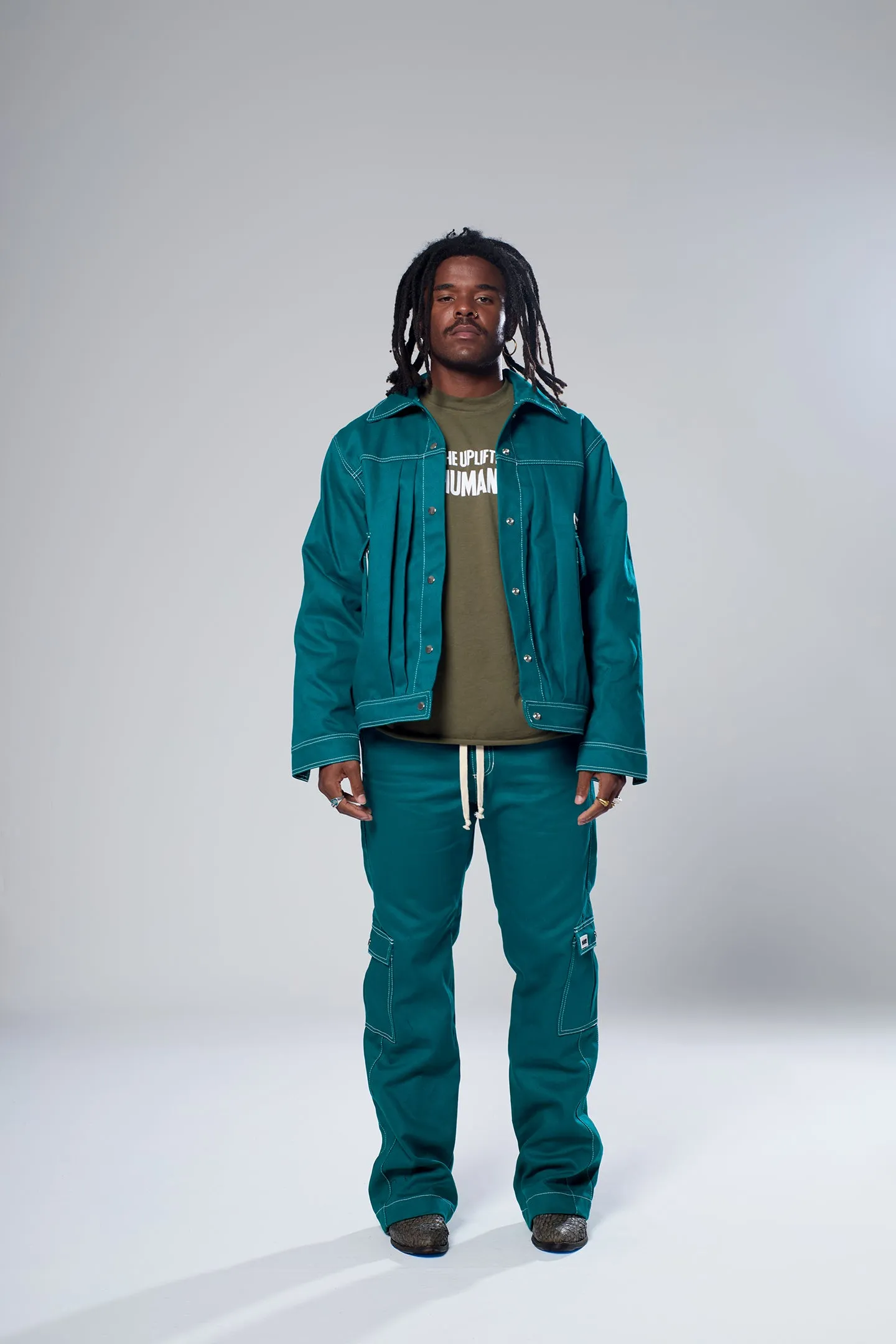 BULL DENIM PANTS KELLY GREEN sold by LA Raw product image thumbnail 2