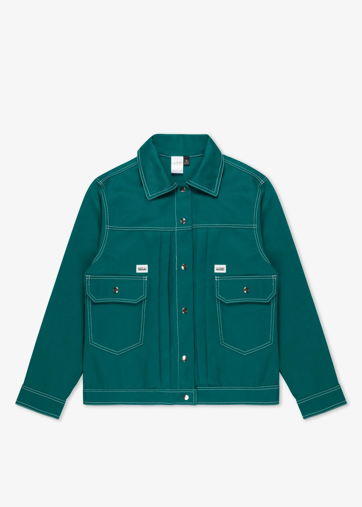 BULL DENIM JACKET KELLY GREEN sold by LA Raw