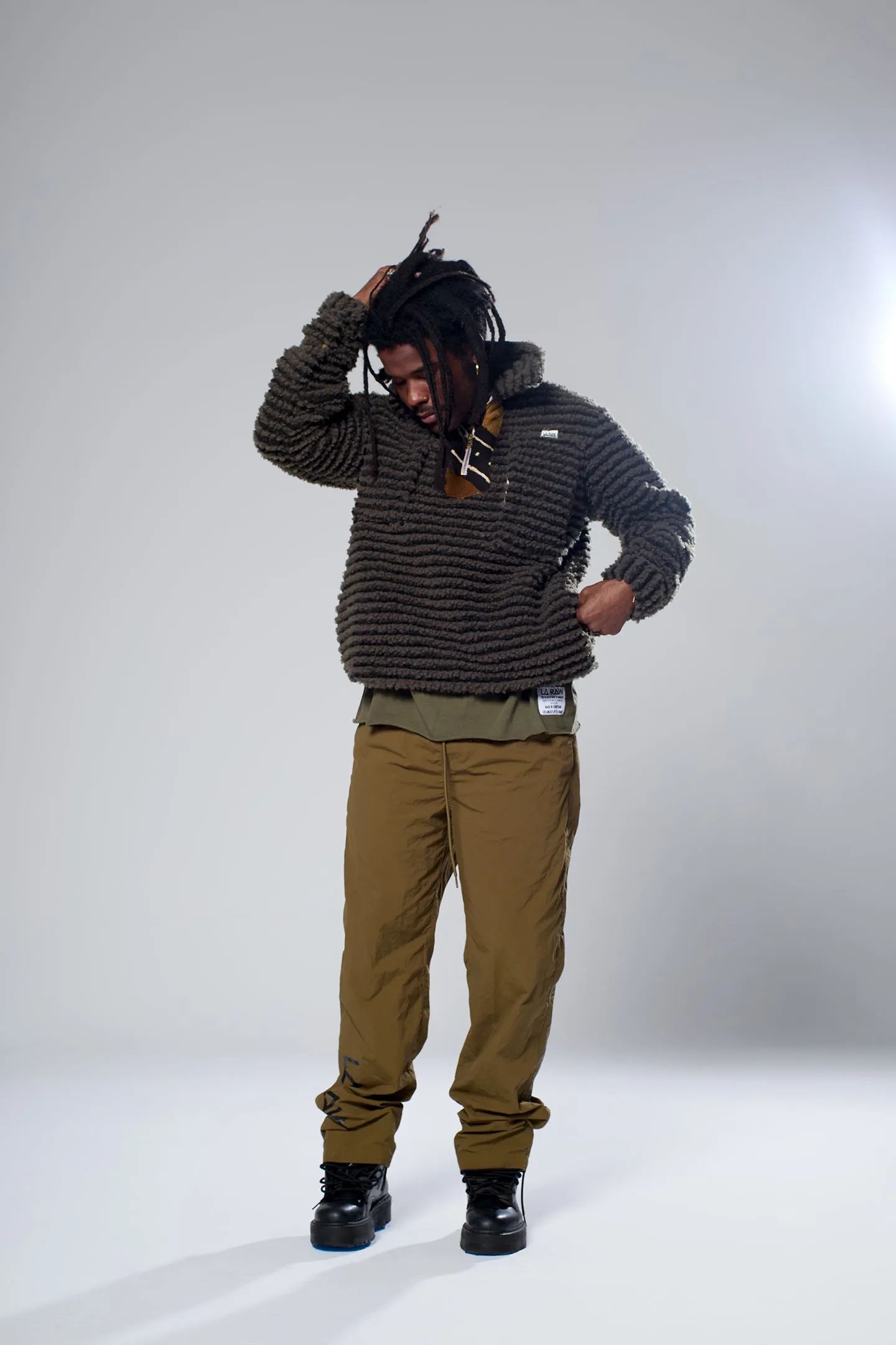MUDCLOTH SHERPA PULLOVER sold by LA Raw product image thumbnail 2