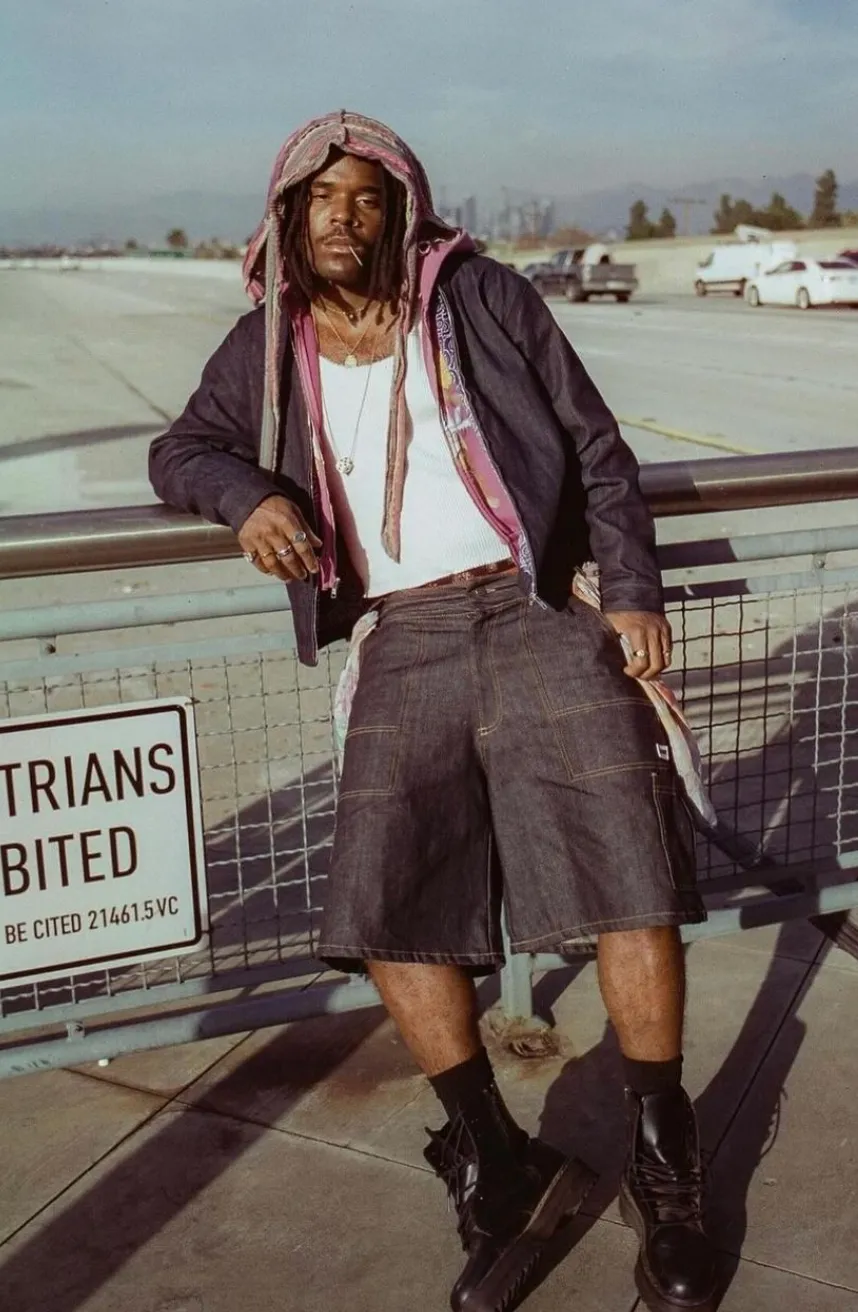 DENIM JORTS INDIGO sold by LA Raw product image thumbnail 4