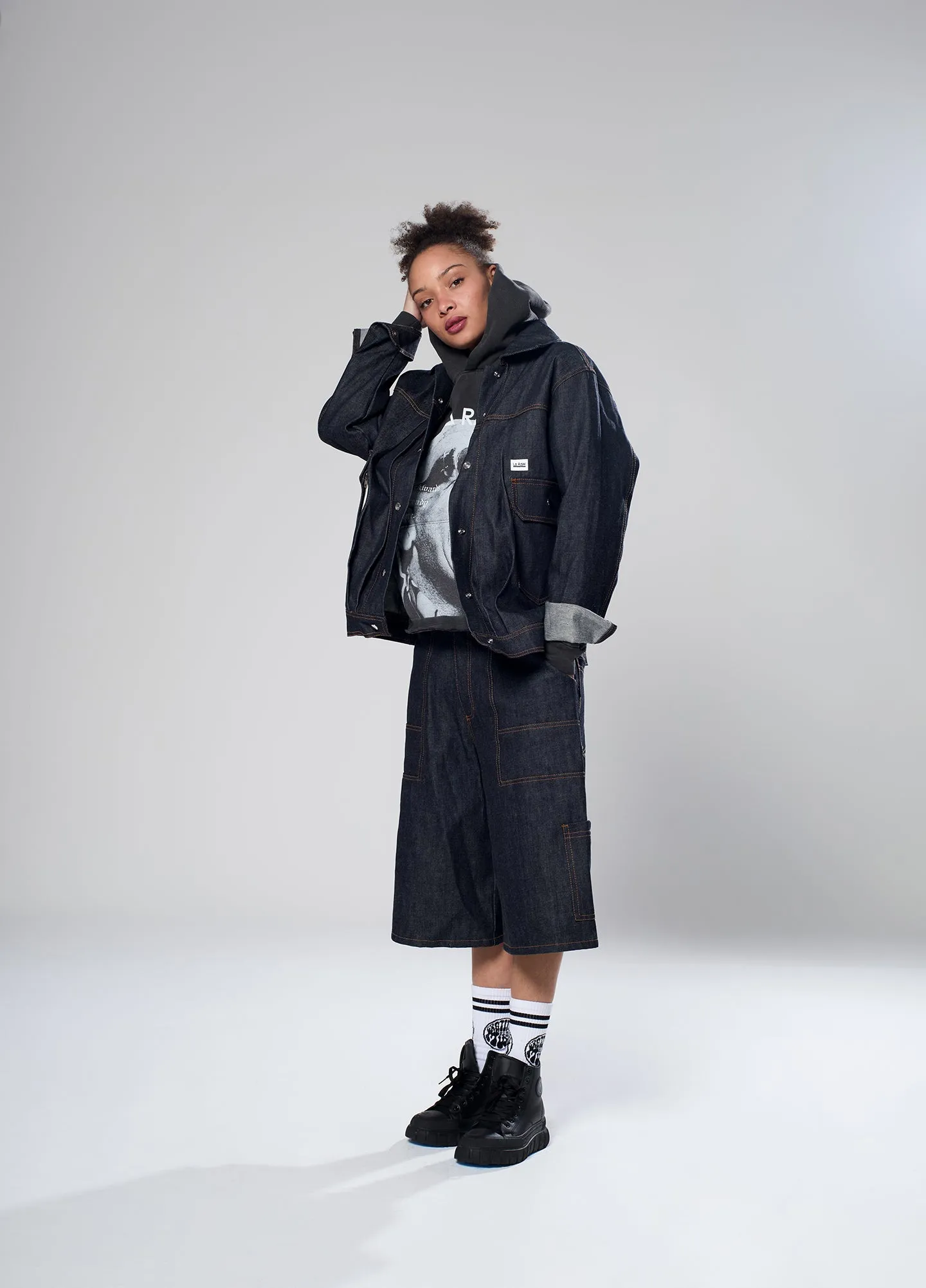 BULL DENIM JACKET INDIGO sold by LA Raw product image thumbnail 4