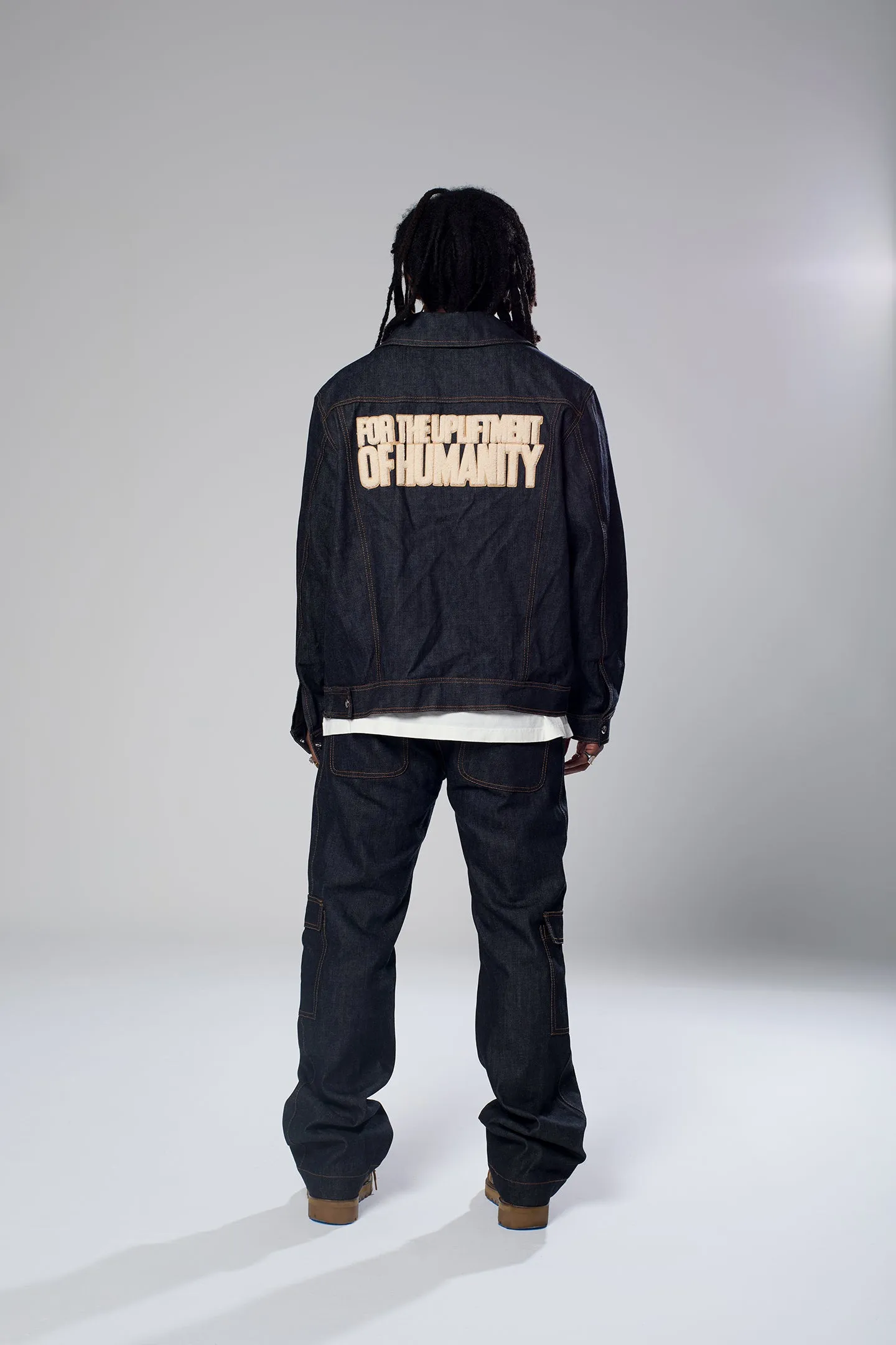 BULL DENIM JACKET INDIGO sold by LA Raw product image thumbnail 5