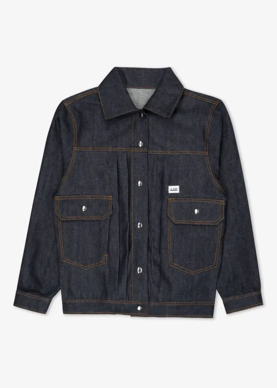 BULL DENIM JACKET INDIGO sold by LA Raw