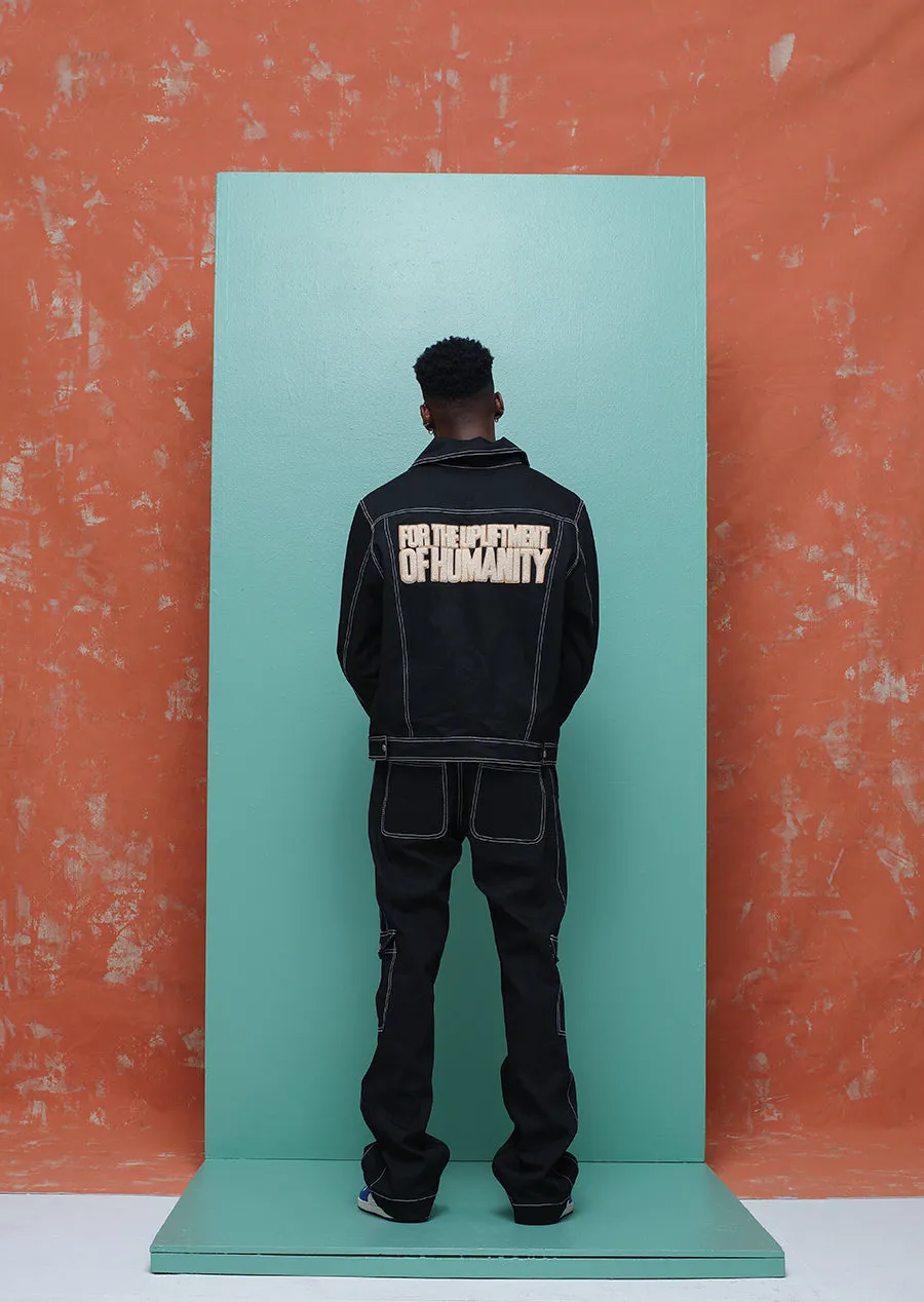 BULL DENIM JACKET BLACK sold by LA Raw product image thumbnail 5