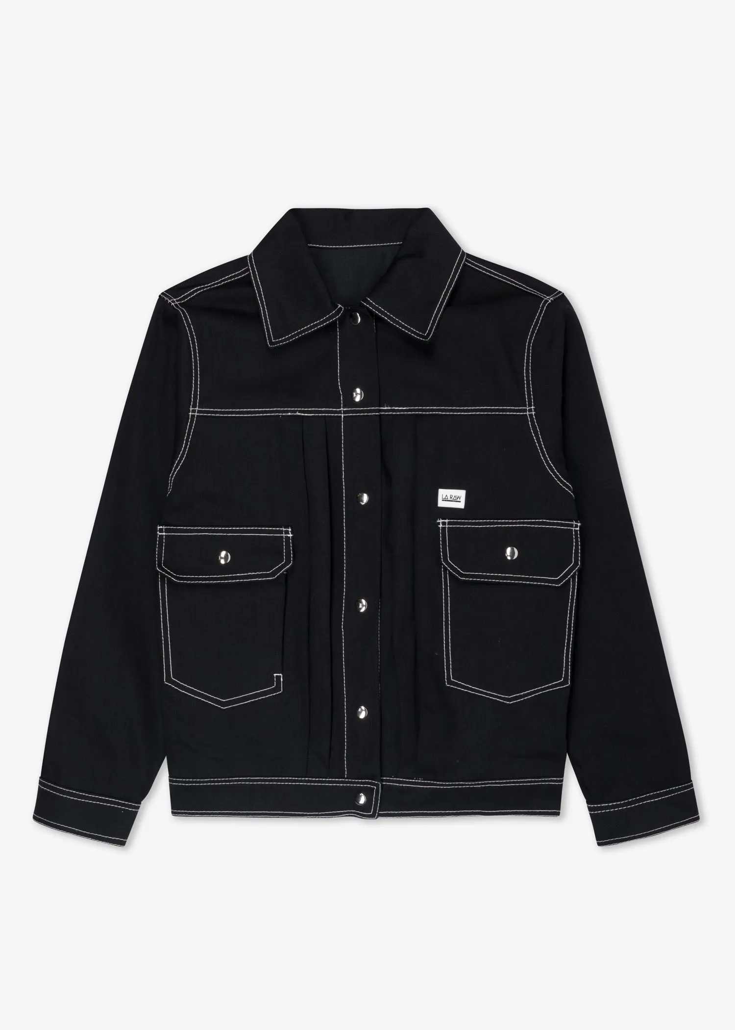BULL DENIM JACKET BLACK sold by LA Raw