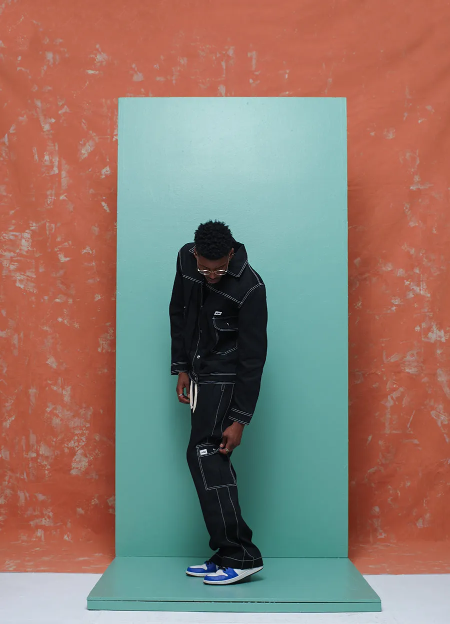 BULL DENIM JACKET BLACK sold by LA Raw product image thumbnail 4