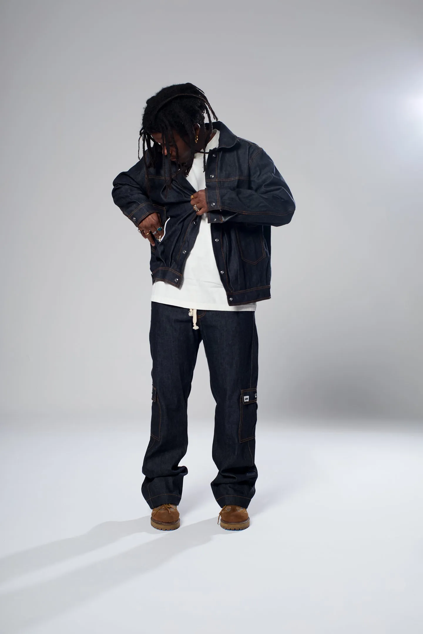 BULL DENIM PANTS INDIGO sold by LA Raw product image thumbnail 4