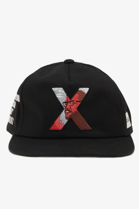 MALCOLM X HAT BLACK made by LA Raw