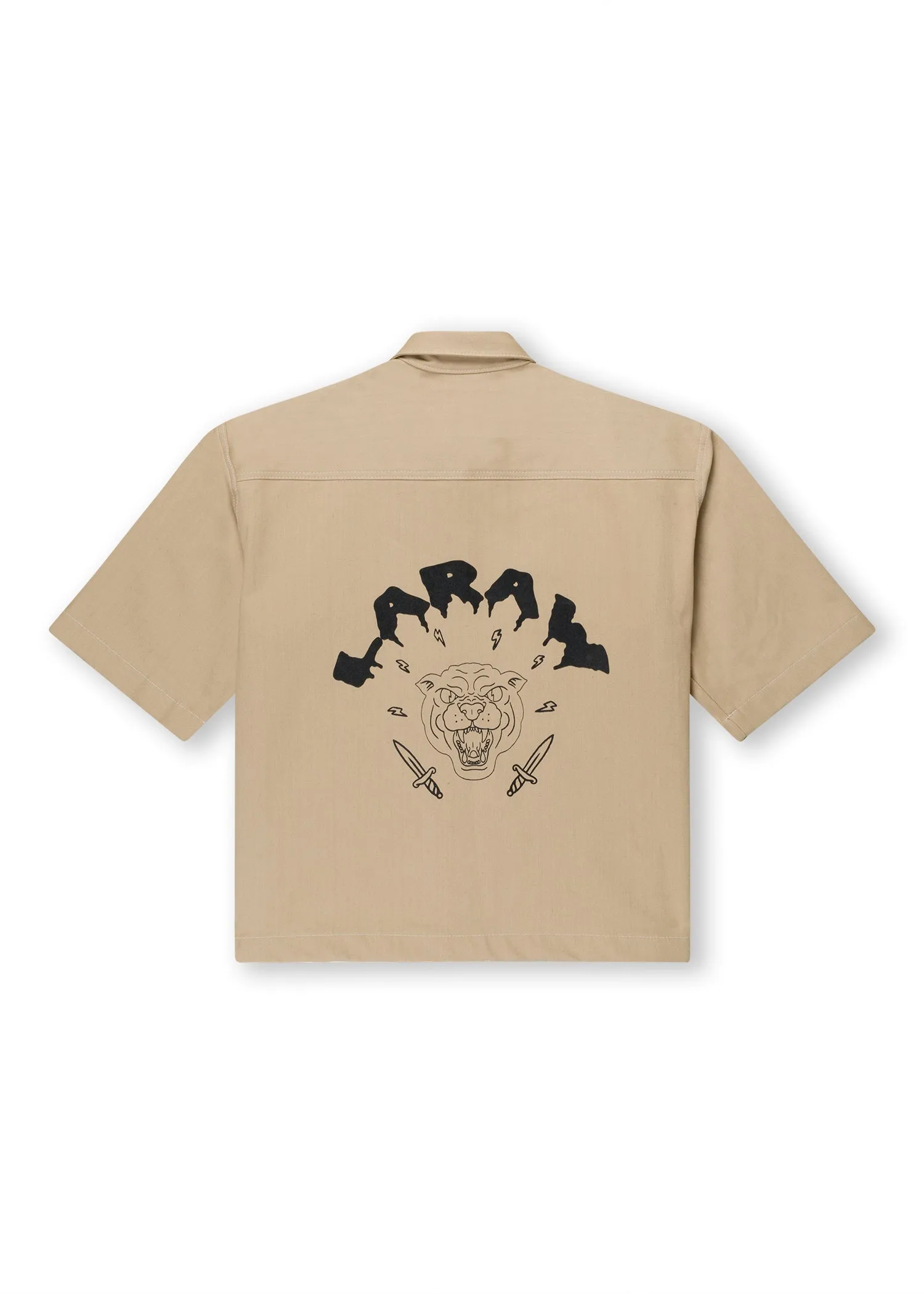 LOGO WORKSHIRT TAN sold by LA Raw product image thumbnail 2