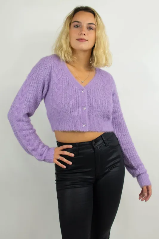 In Your Dreams Sweater in Purple sold by Grey Bandit