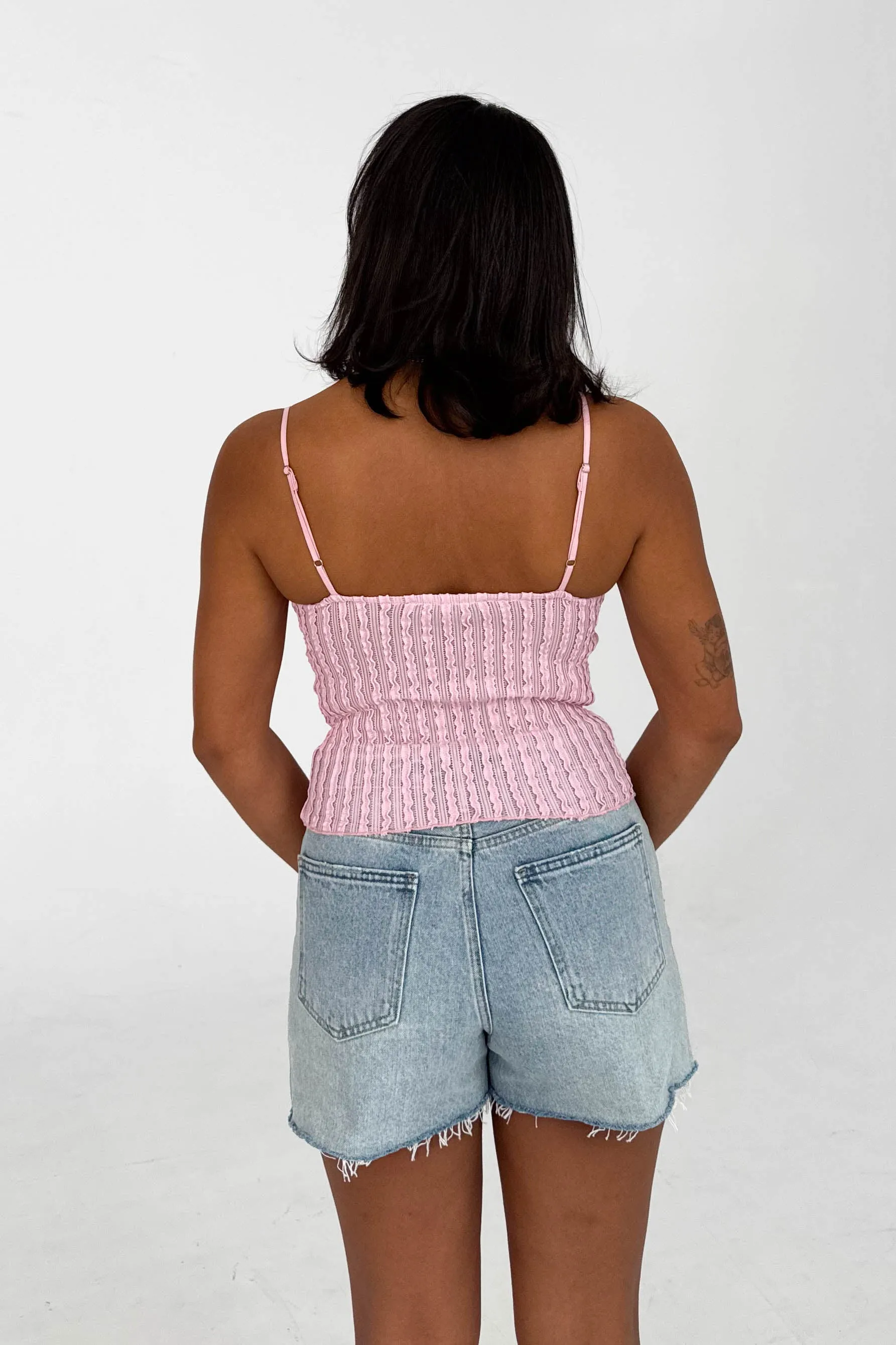 Paige Top in Pink sold by Grey Bandit product image thumbnail 5