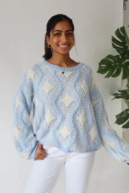West Coast Sweater in Blue sold by Grey Bandit