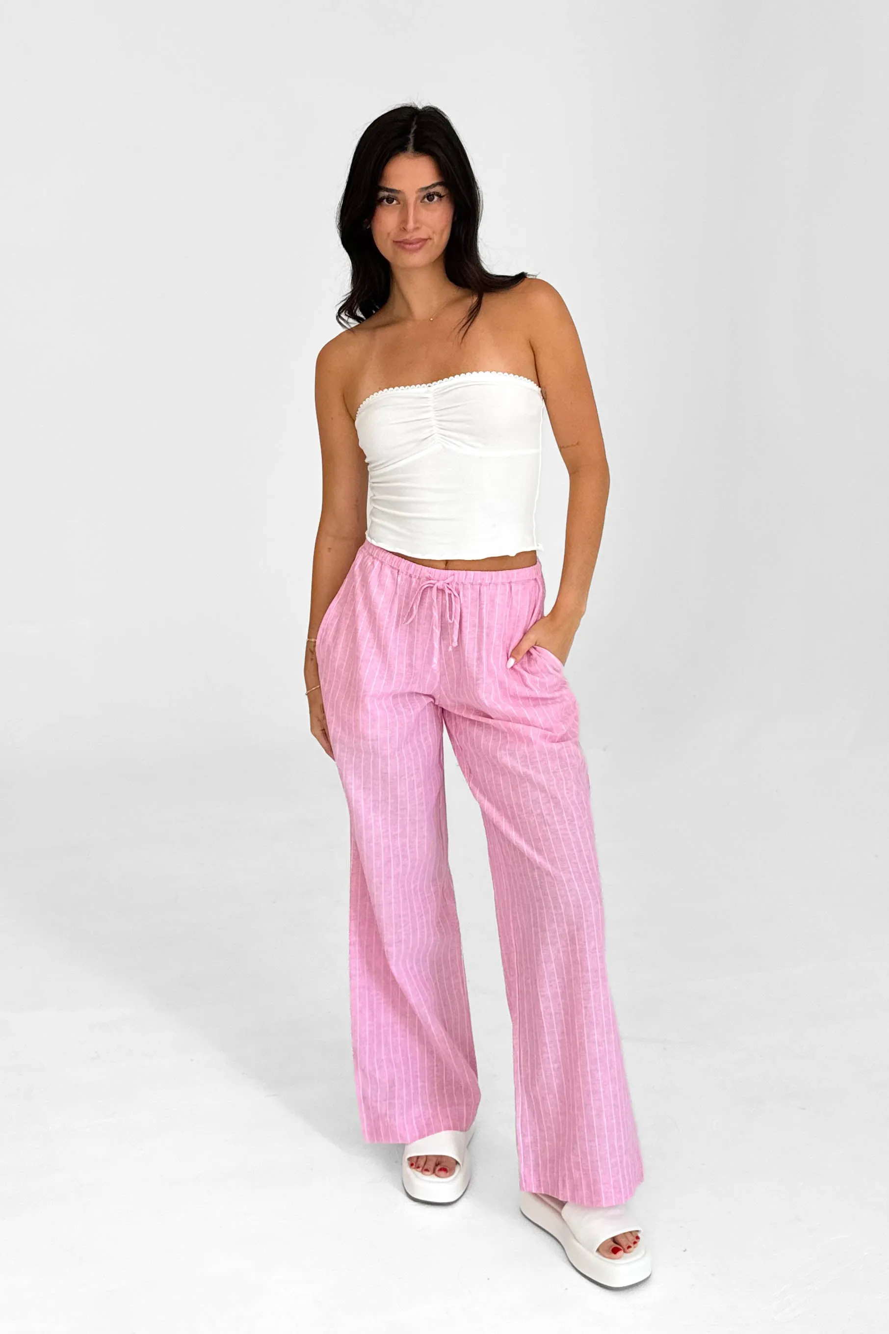 Sunset Stroll Pants in Pink sold by Grey Bandit product image thumbnail 4