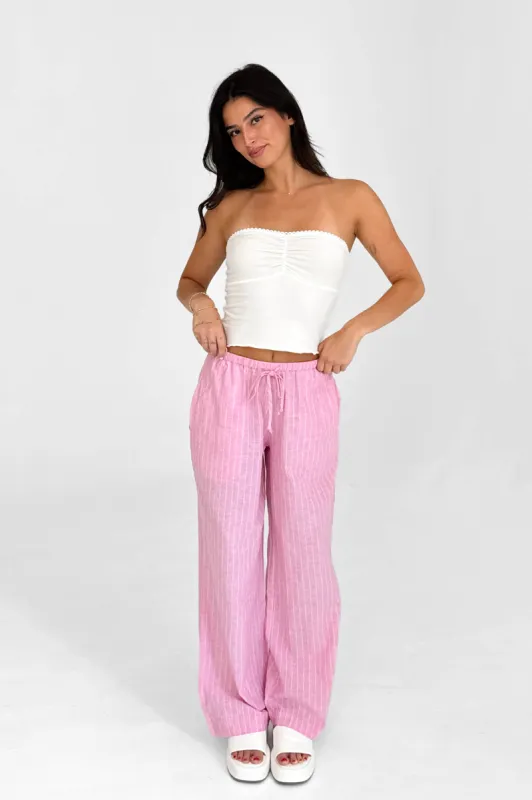 Sunset Stroll Pants in Pink sold by Grey Bandit
