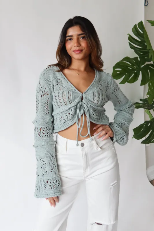 Faye Top in Sage sold by Grey Bandit
