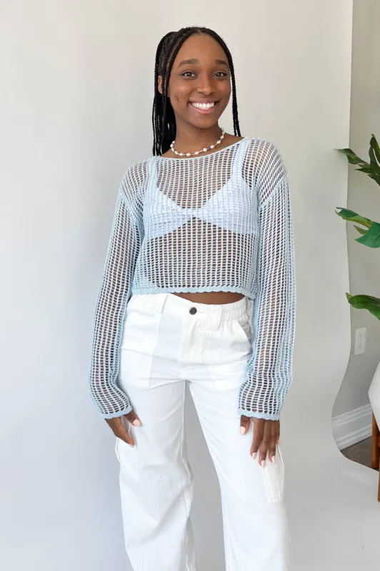 Laguna Top in Blue sold by Grey Bandit