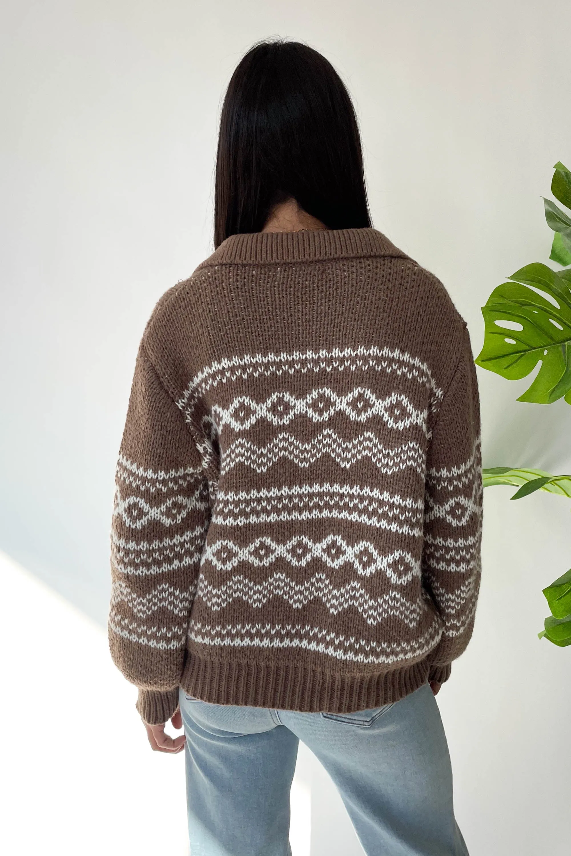 Call Me Cozy Zip Up Sweater sold by Grey Bandit product image thumbnail 5