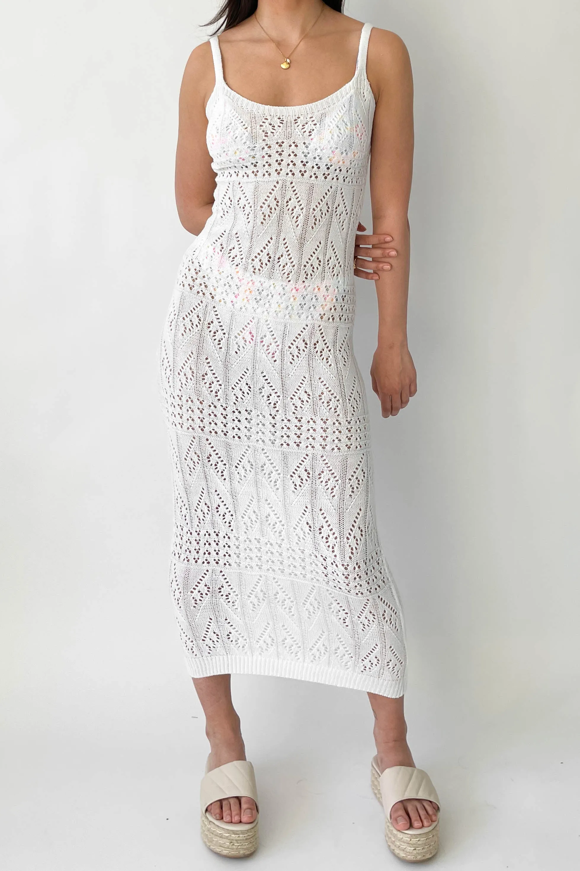 Keep It Cool Dress in White sold by Grey Bandit product image thumbnail 3