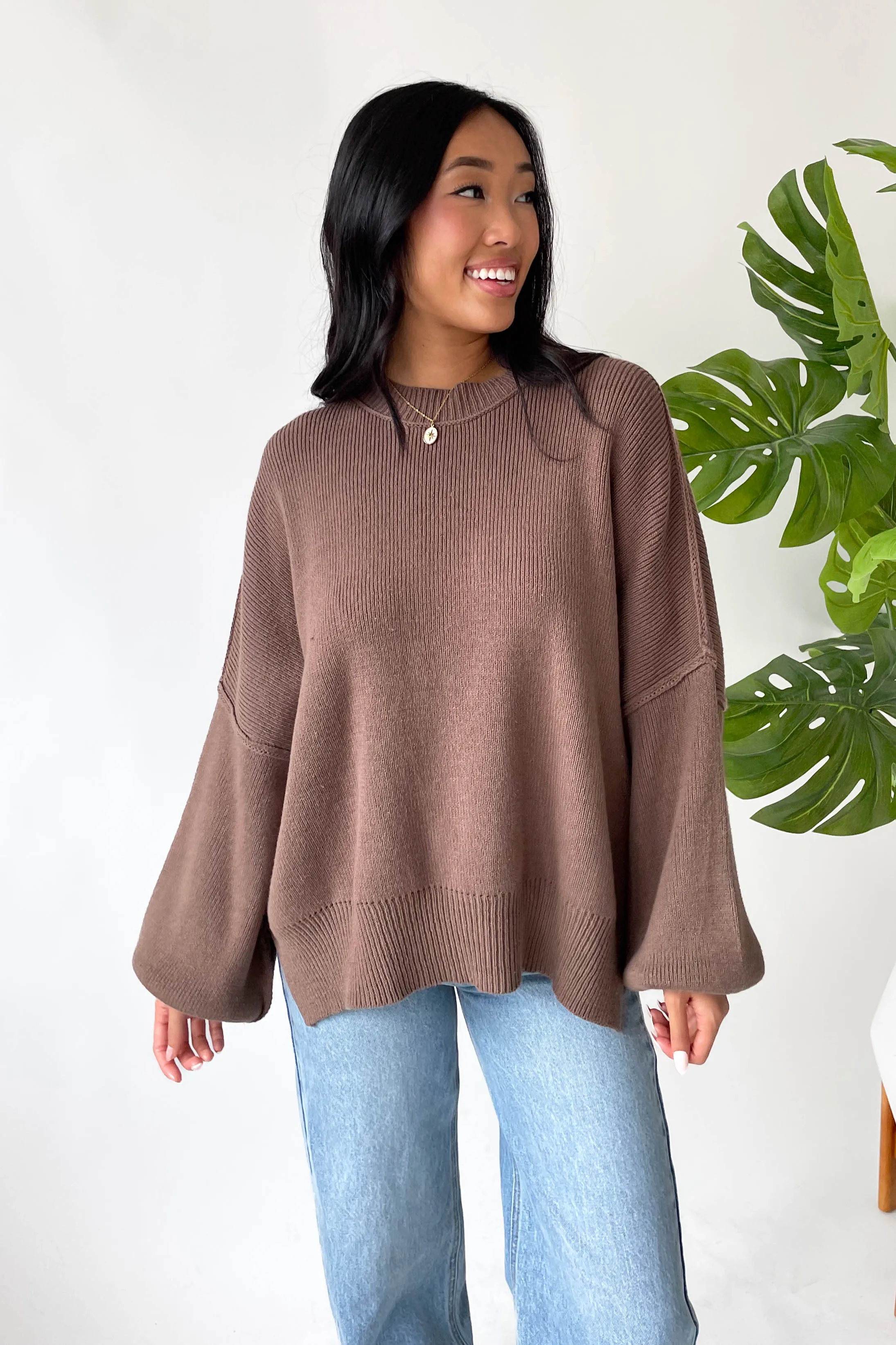 Martha Sweater in Brown sold by Grey Bandit