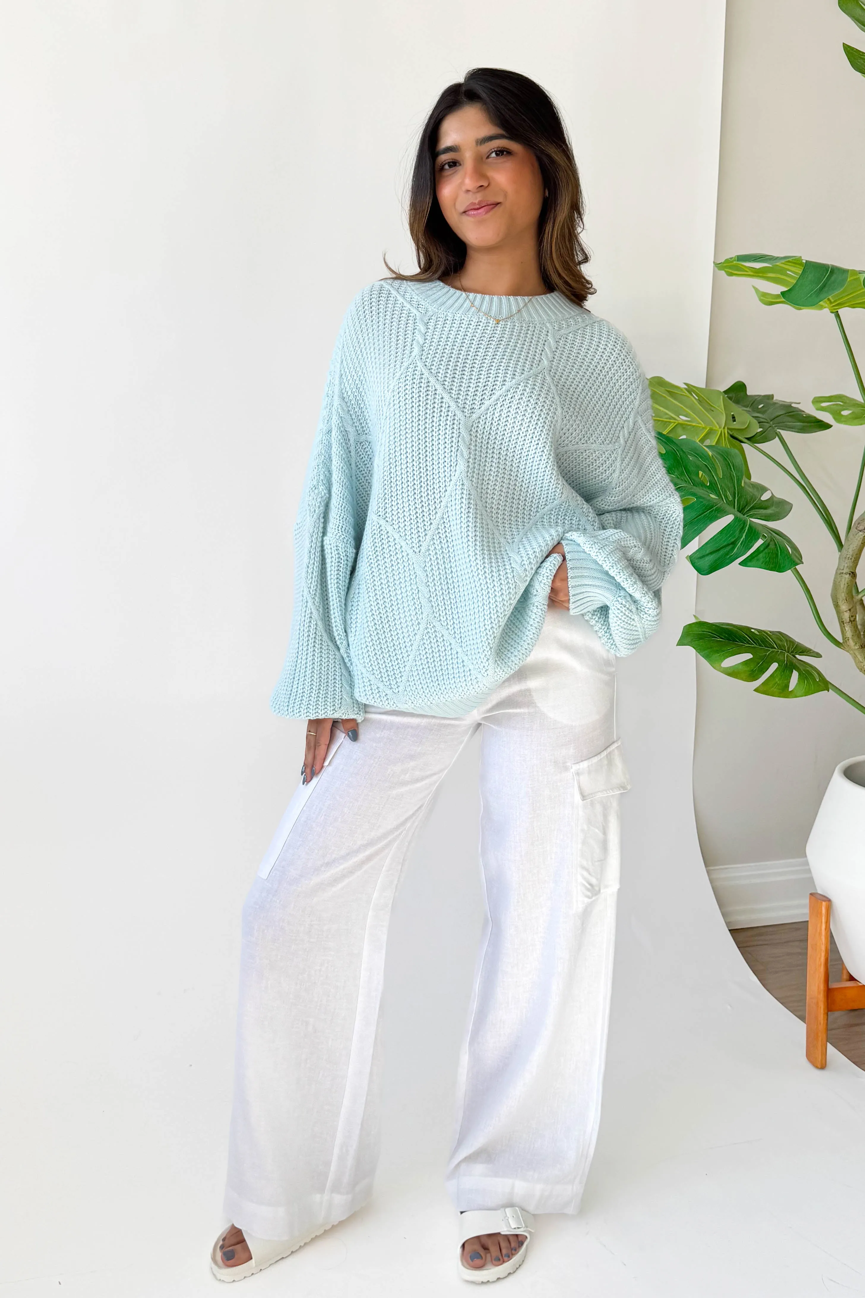 Logan Sweater in Sky Blue sold by Grey Bandit product image thumbnail 3