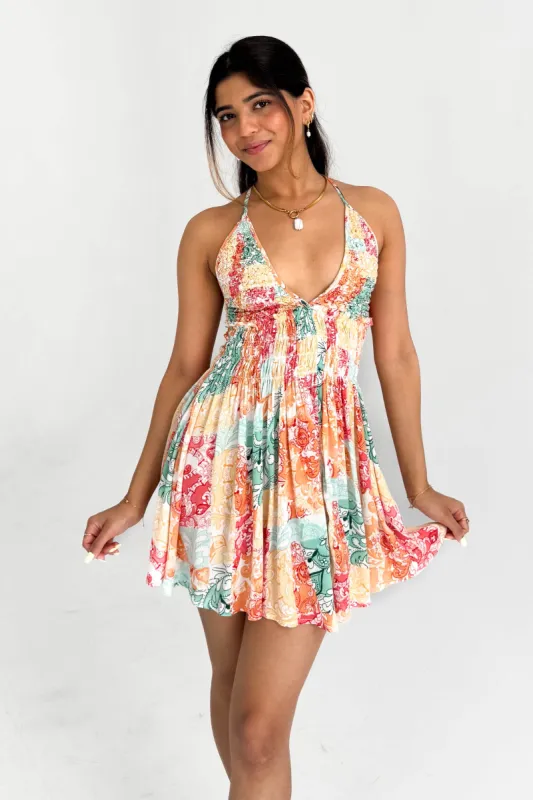 Always There Dress in Athena Patch sold by Grey Bandit