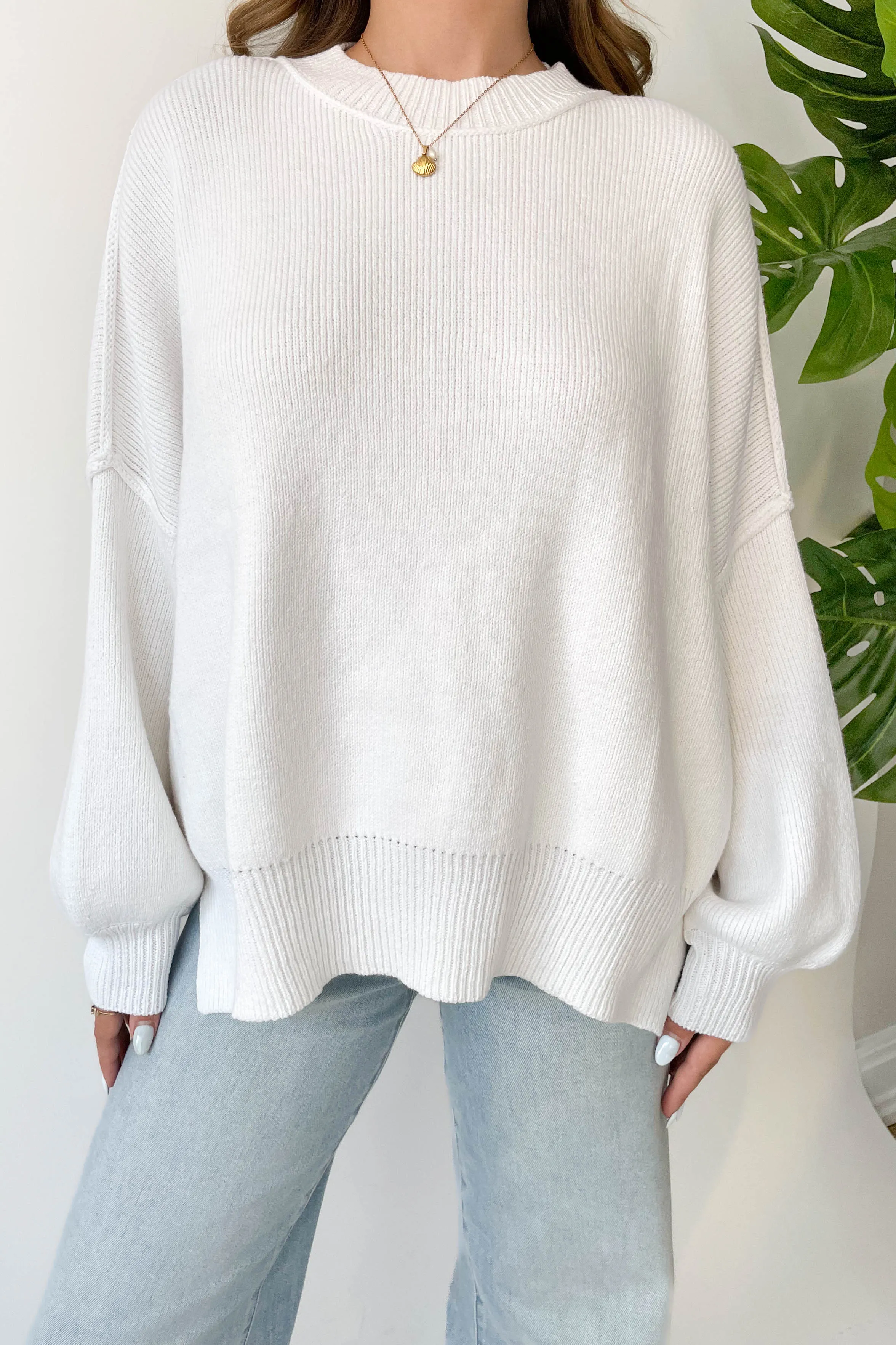 Martha Sweater in White sold by Grey Bandit product image thumbnail 3