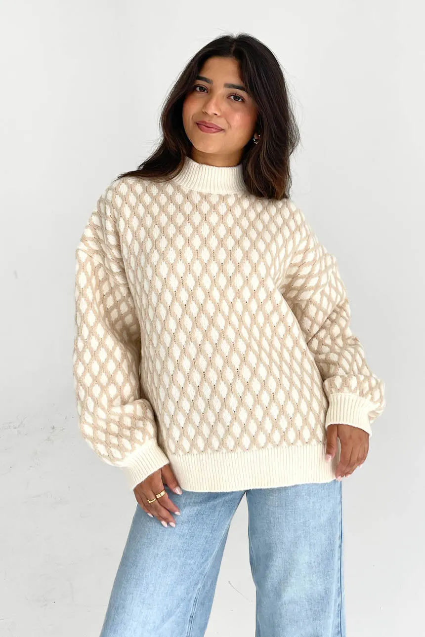Good Intentions Sweater in Taupe sold by Grey Bandit product image thumbnail 4