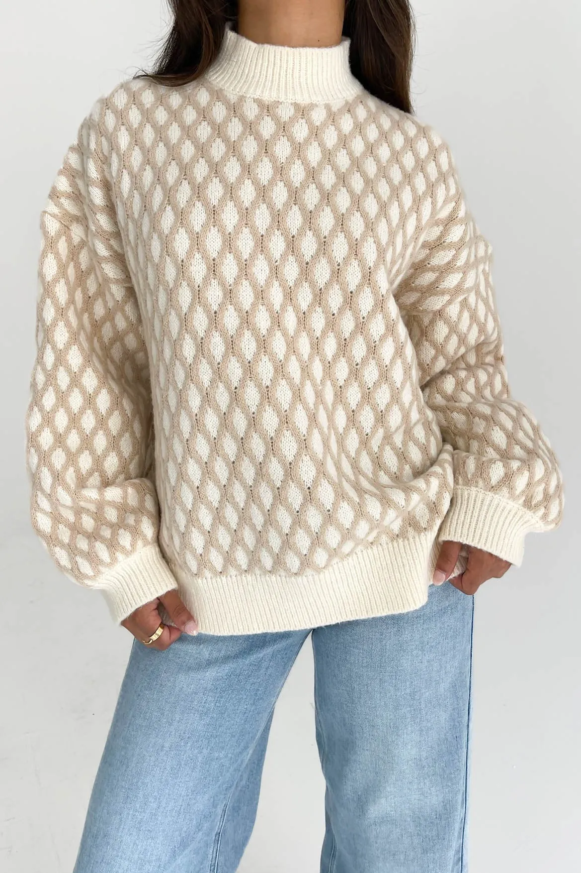 Good Intentions Sweater in Taupe sold by Grey Bandit product image thumbnail 2