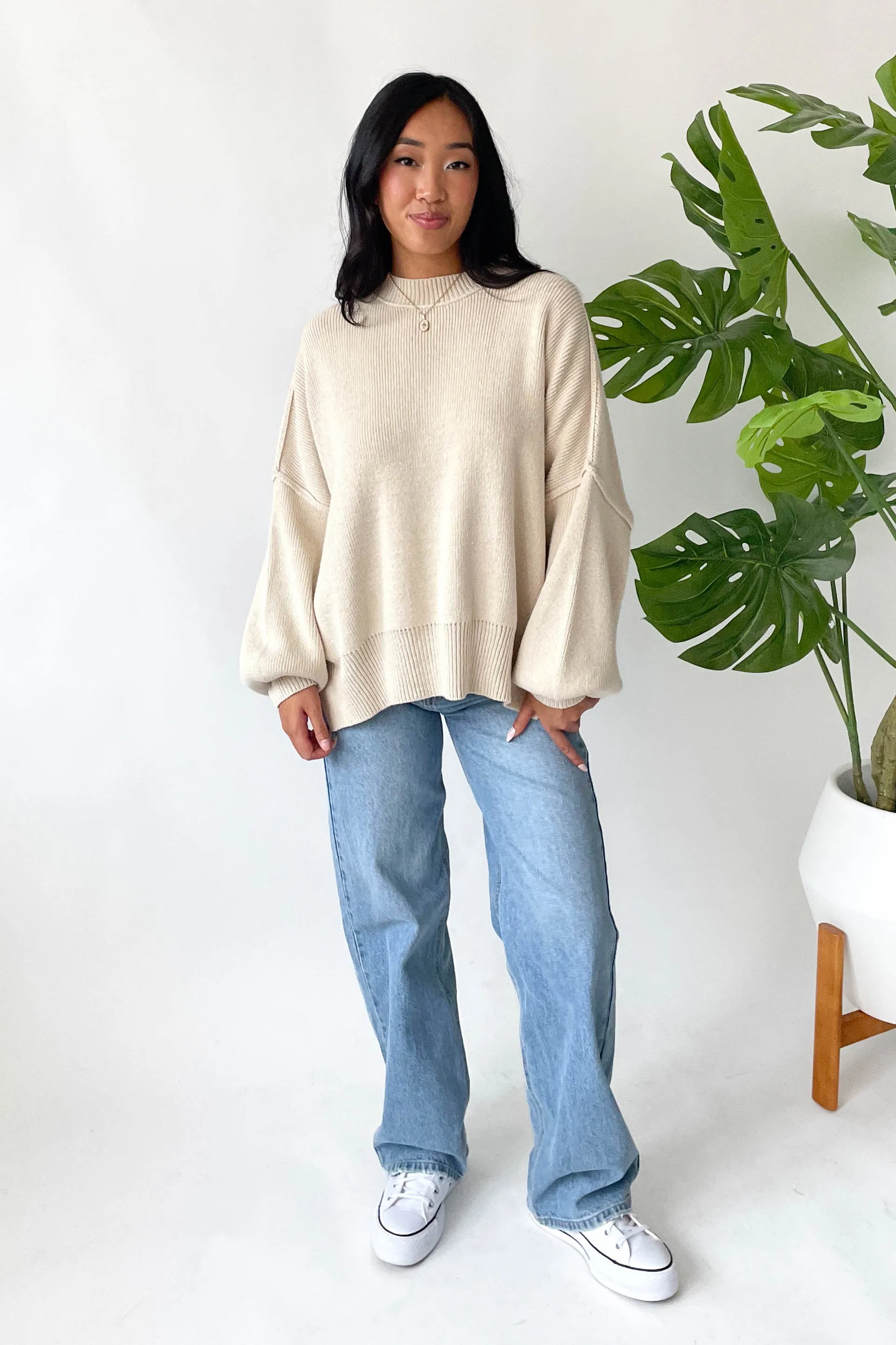 Martha Sweater in Taupe sold by Grey Bandit product image thumbnail 3