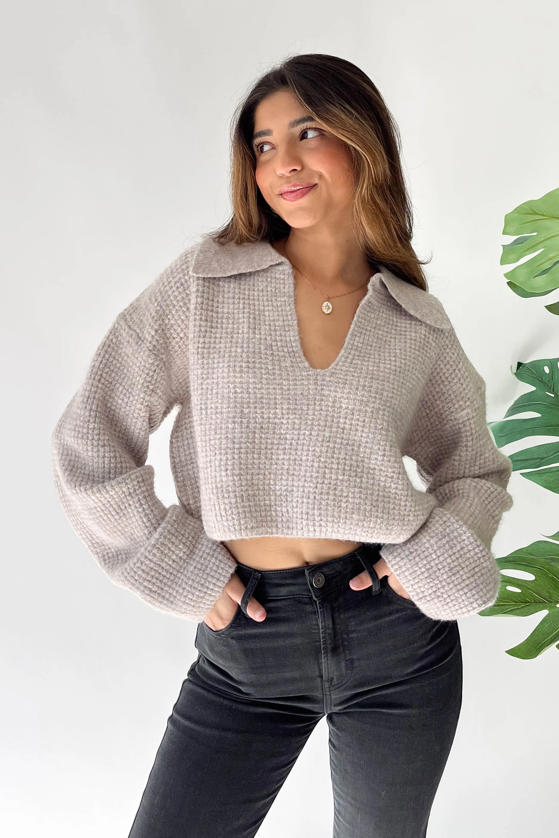 Letting You Go Sweater sold by Grey Bandit