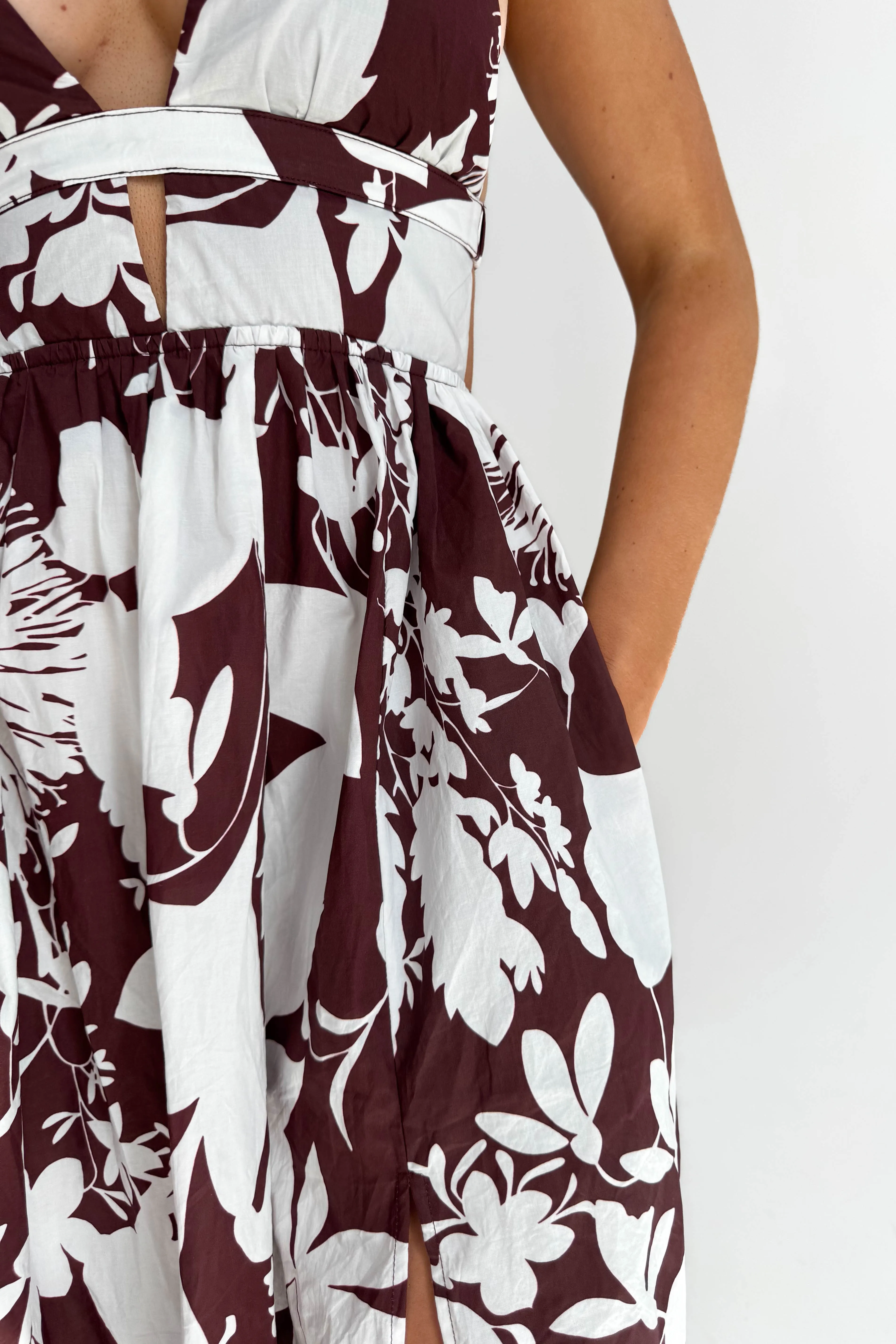 Vacation Feels Dress in Brown sold by Grey Bandit product image thumbnail 3