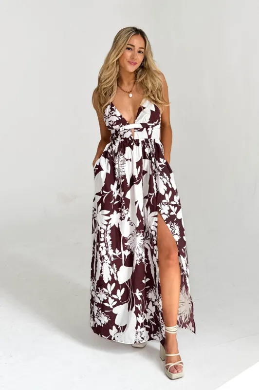 Vacation Feels Dress in Brown sold by Grey Bandit
