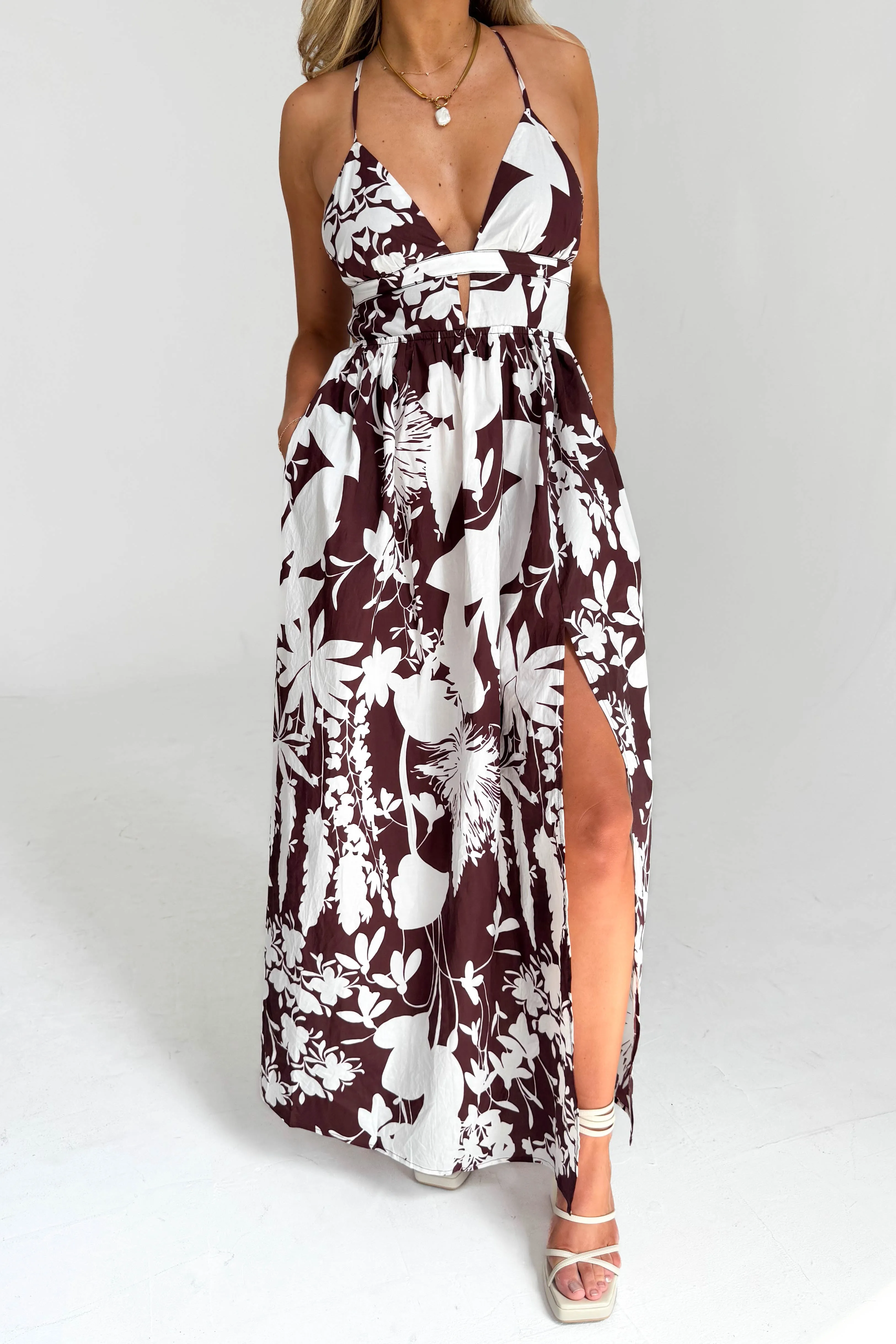 Vacation Feels Dress in Brown sold by Grey Bandit product image thumbnail 2