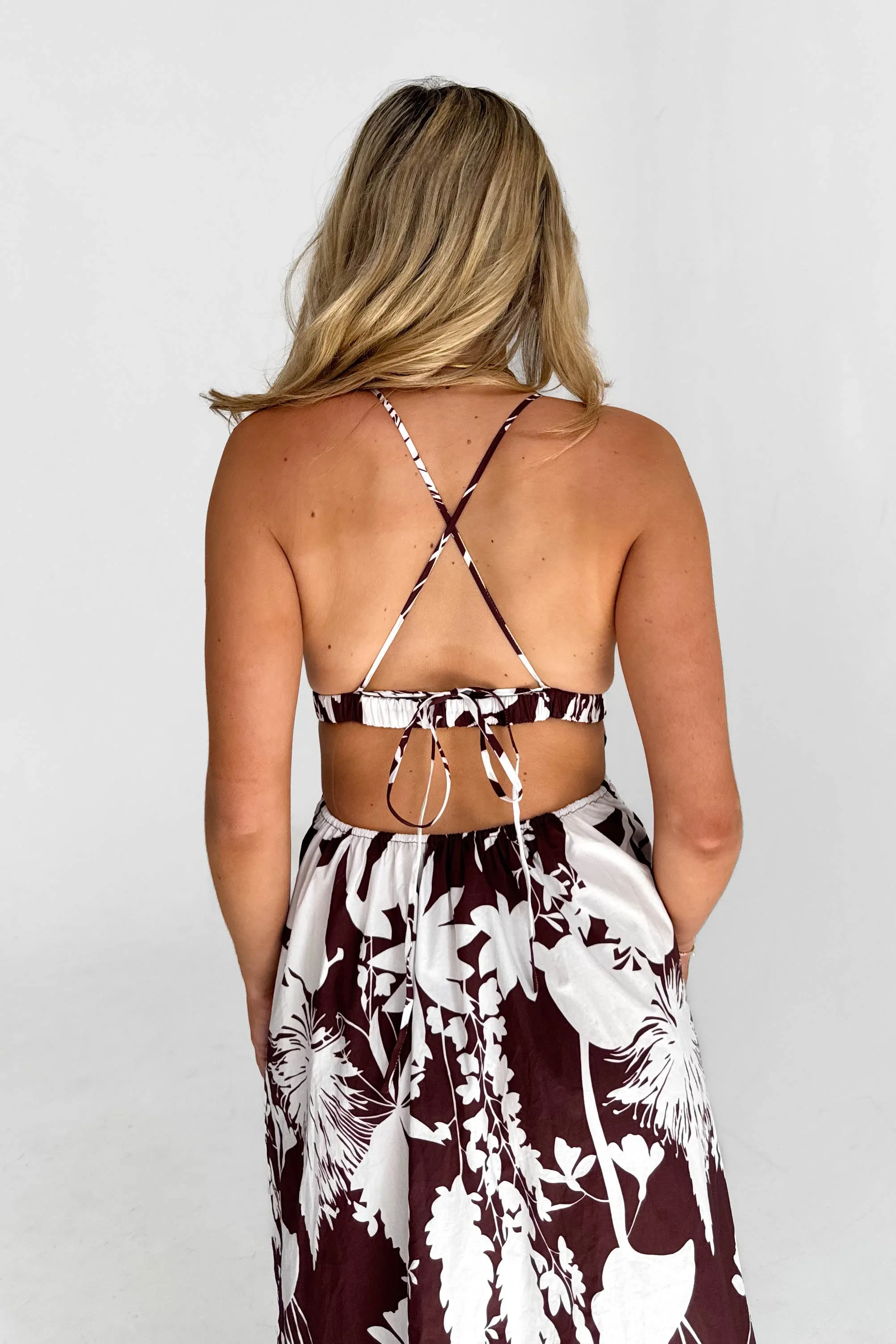 Vacation Feels Dress in Brown sold by Grey Bandit product image thumbnail 5