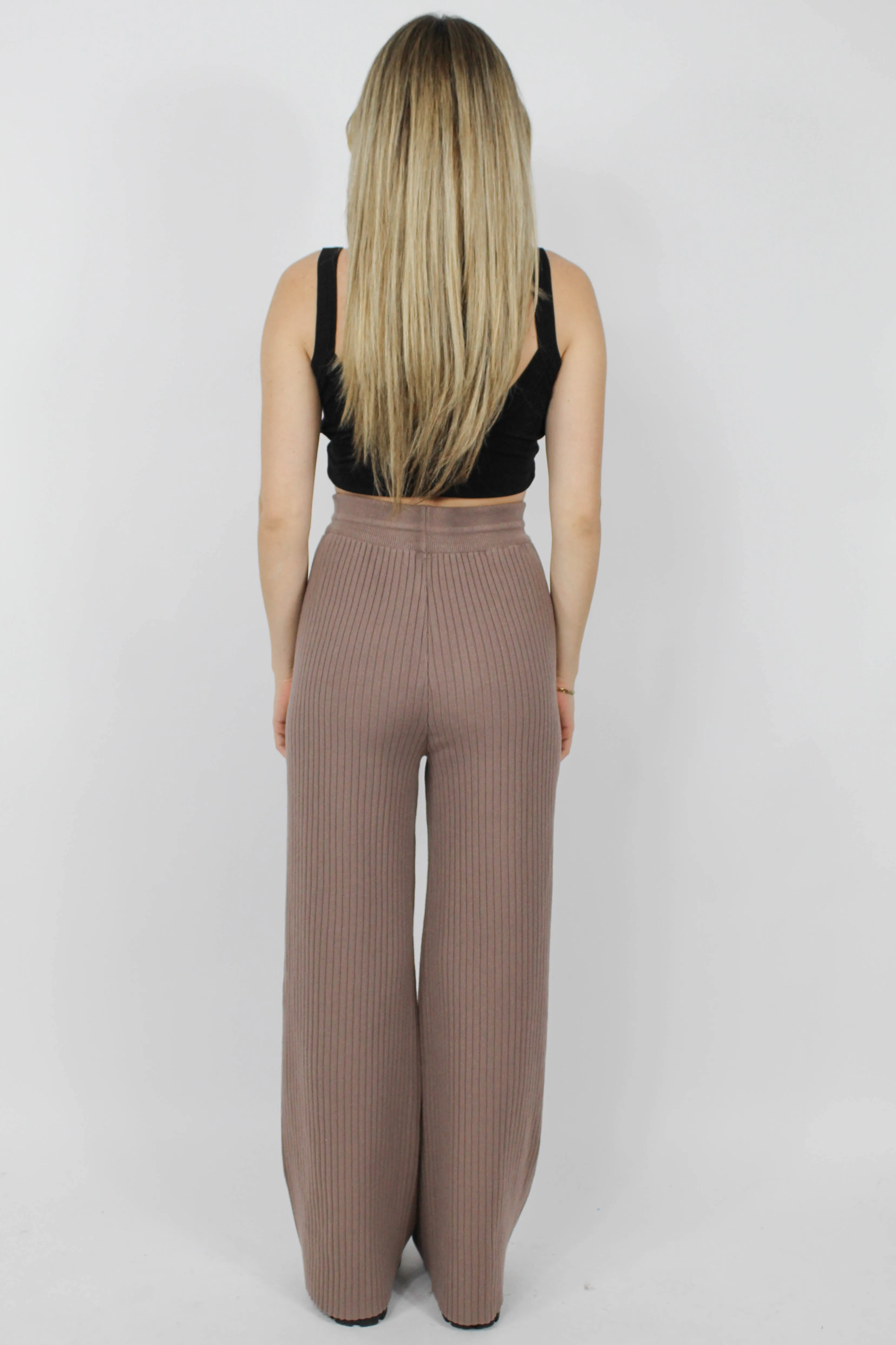 Unwritten Love Knit Pants in Brown sold by Grey Bandit product image thumbnail 4