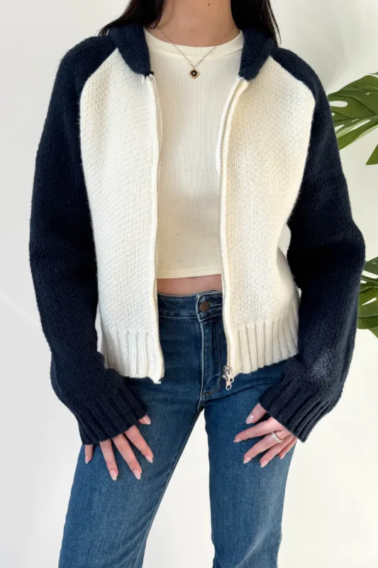 Jace Zip Up Sweater sold by Grey Bandit