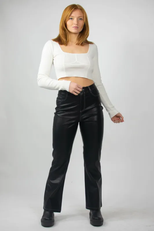 Trevor Pleather Pants sold by Grey Bandit