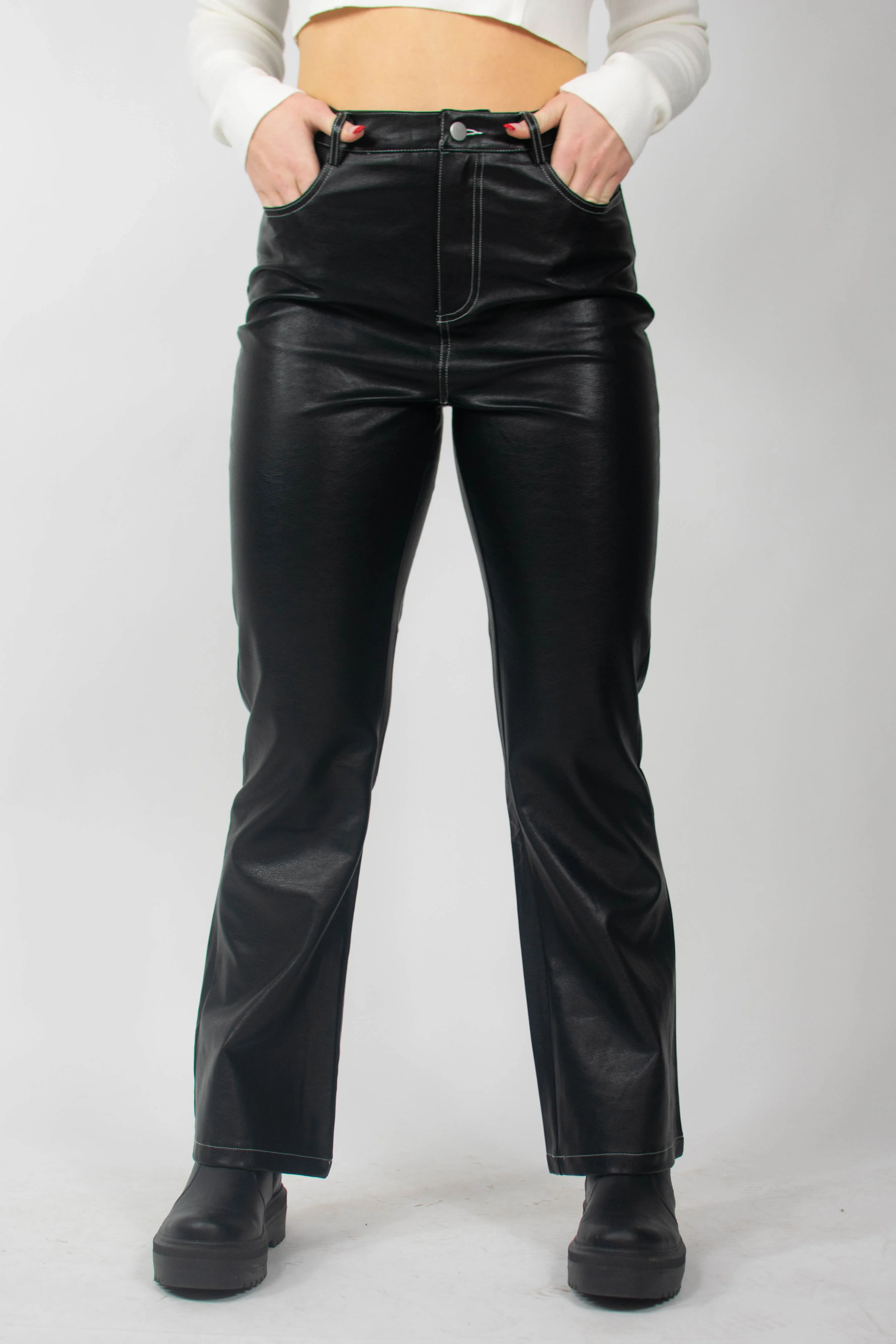 Trevor Pleather Pants sold by Grey Bandit product image thumbnail 2