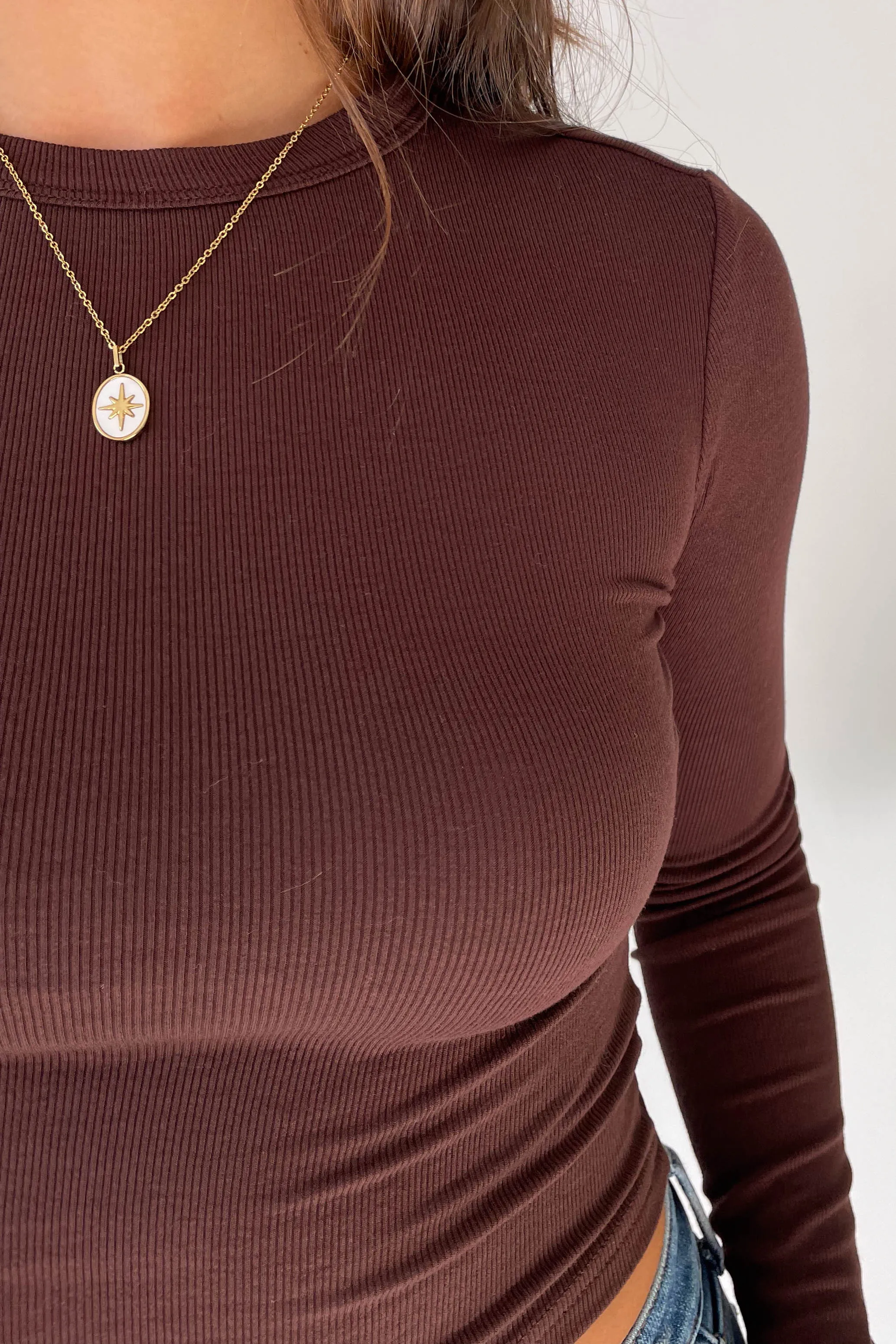 Effortless Long Sleeve in Brown sold by Grey Bandit product image thumbnail 3