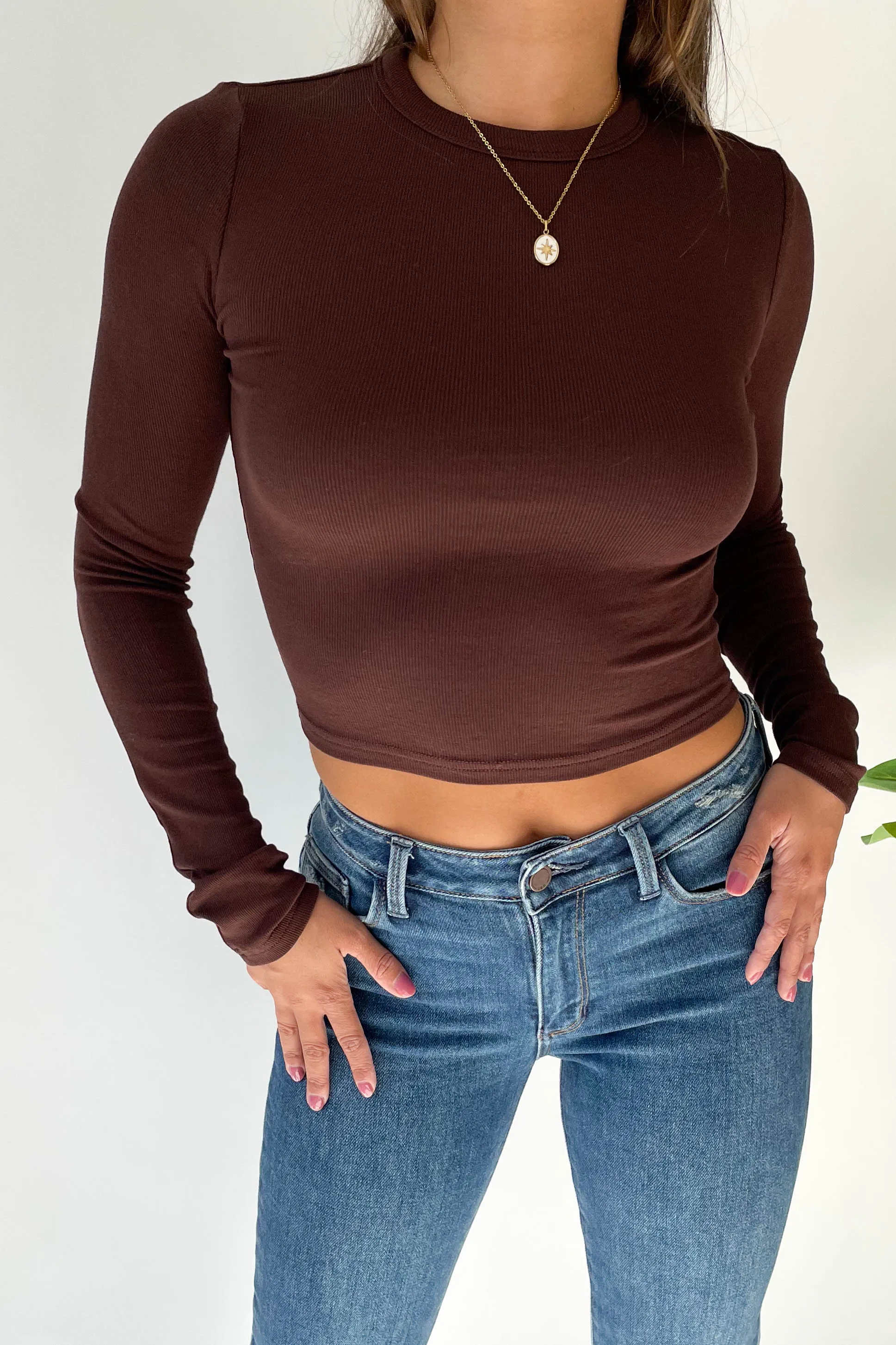 Effortless Long Sleeve in Brown sold by Grey Bandit product image thumbnail 2