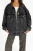 Midtown Denim Jacket in Charcoal sold by Grey Bandit