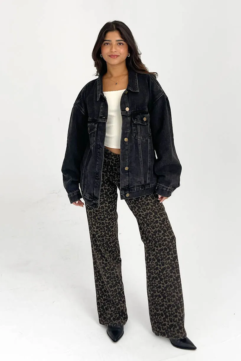 Midtown Denim Jacket in Charcoal sold by Grey Bandit product image thumbnail 4