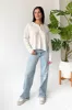 Abbie Long Sleeve in Ivory sold by Grey Bandit