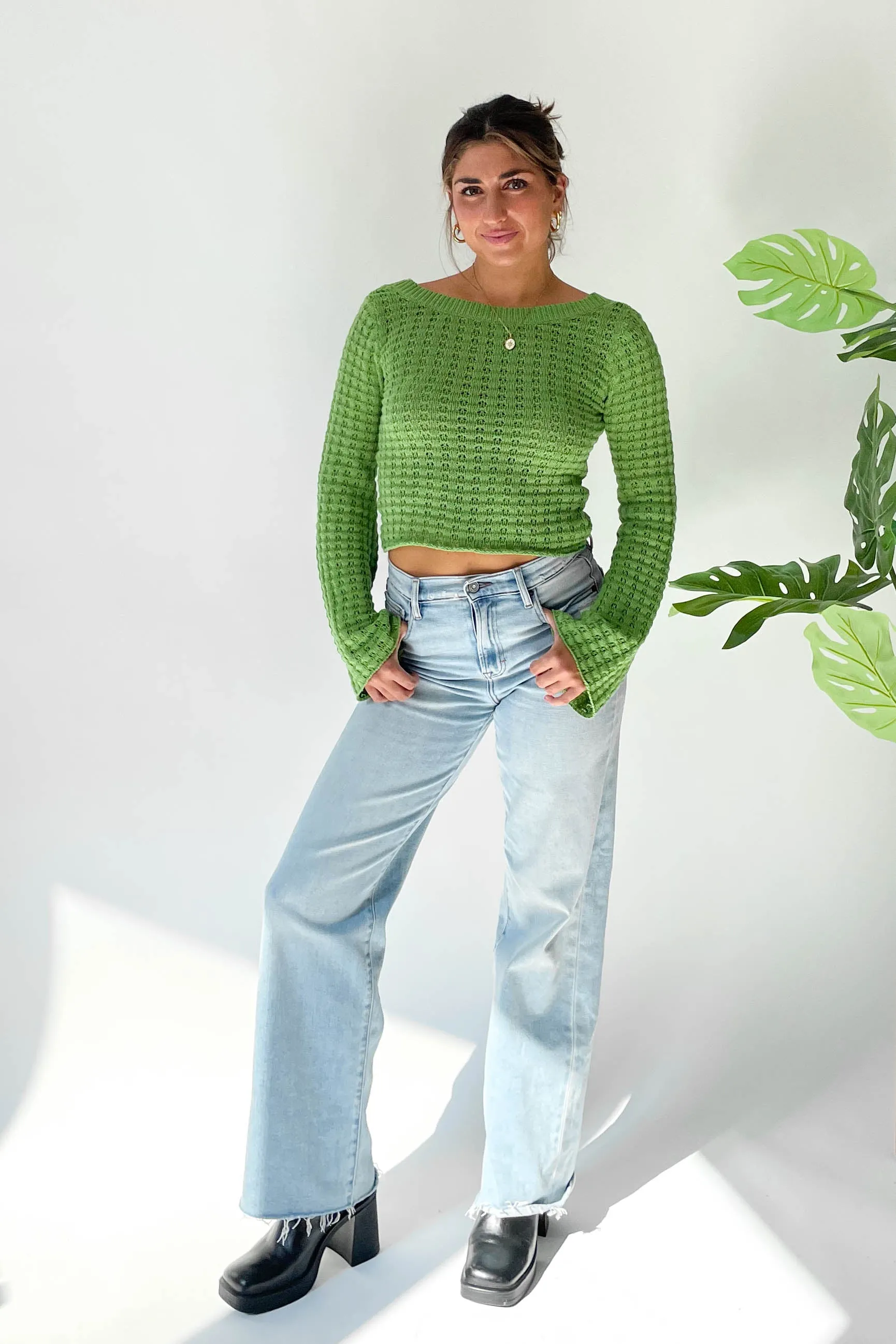 No Doubt Long Sleeve in Green sold by Grey Bandit product image thumbnail 4