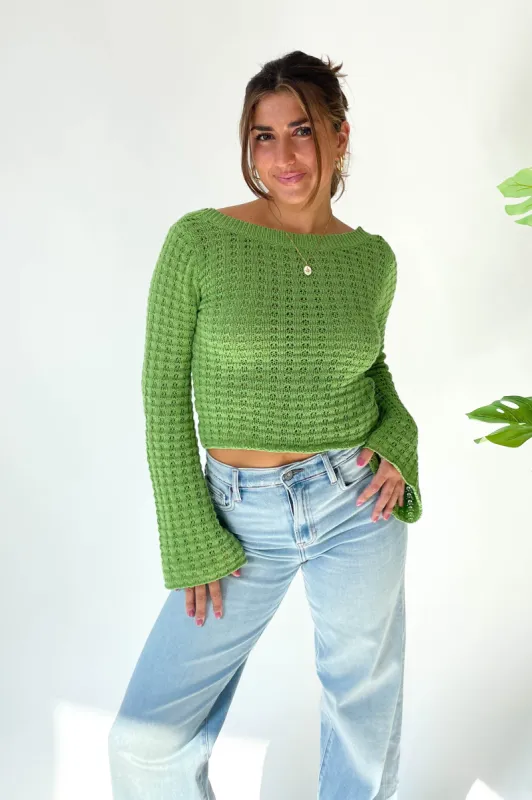 No Doubt Long Sleeve in Green sold by Grey Bandit